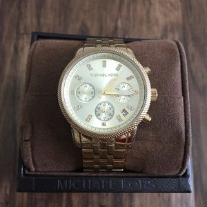 Authentic gold Michael Kors Watch